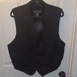 Black Button-Up Vest
